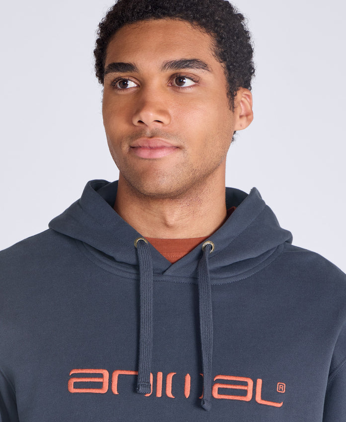 Driver Mens Logo Hoodie - Dark Blue