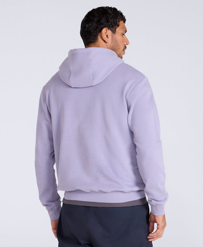 Driver Mens Logo Hoodie - Light Blue