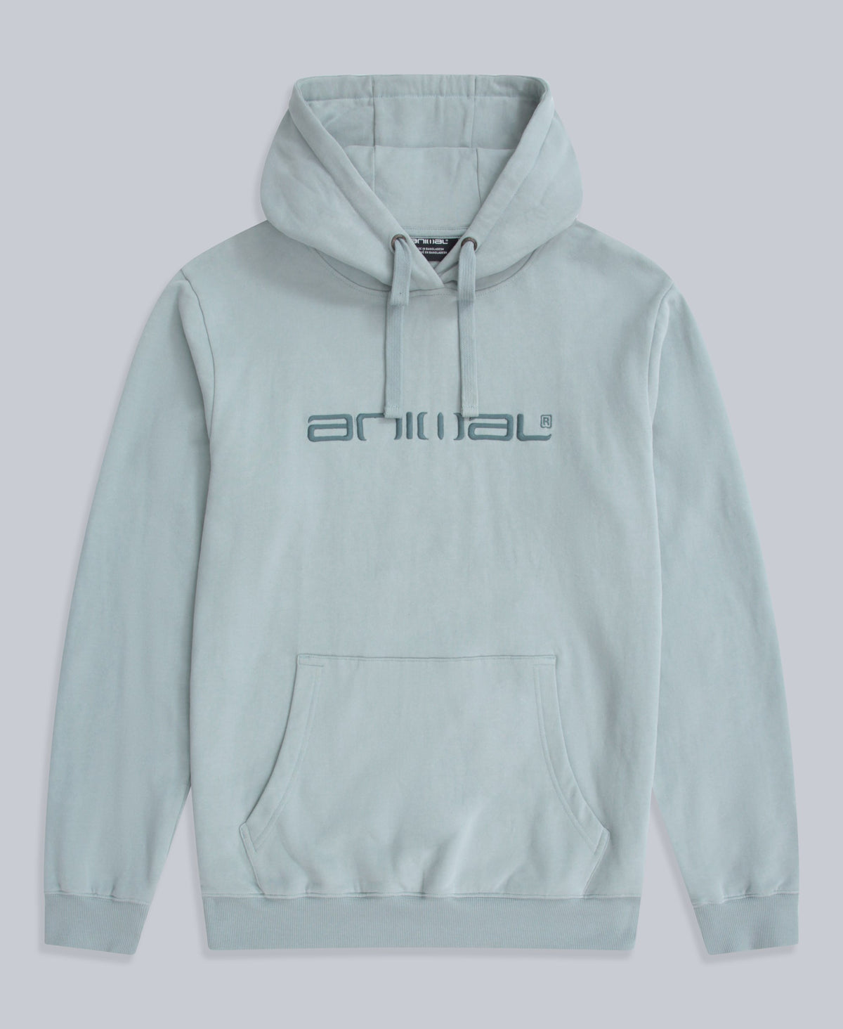 Driver Mens Logo Hoodie - Pale Blue