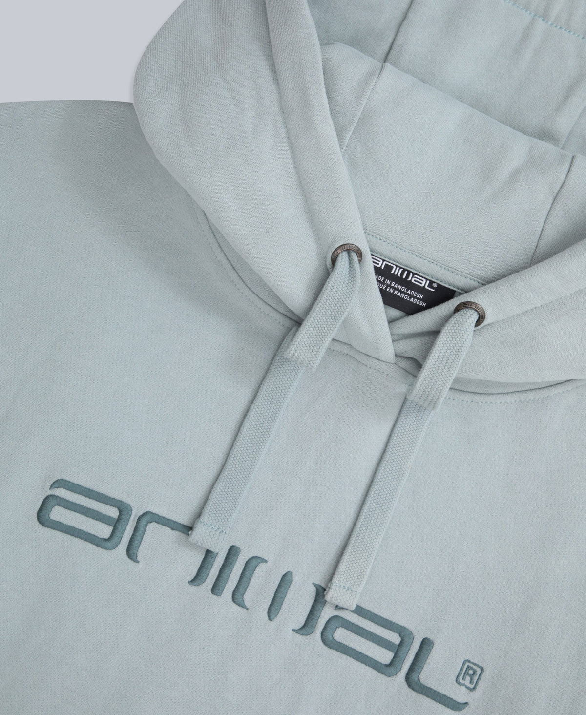 Driver Mens Logo Hoodie - Pale Blue