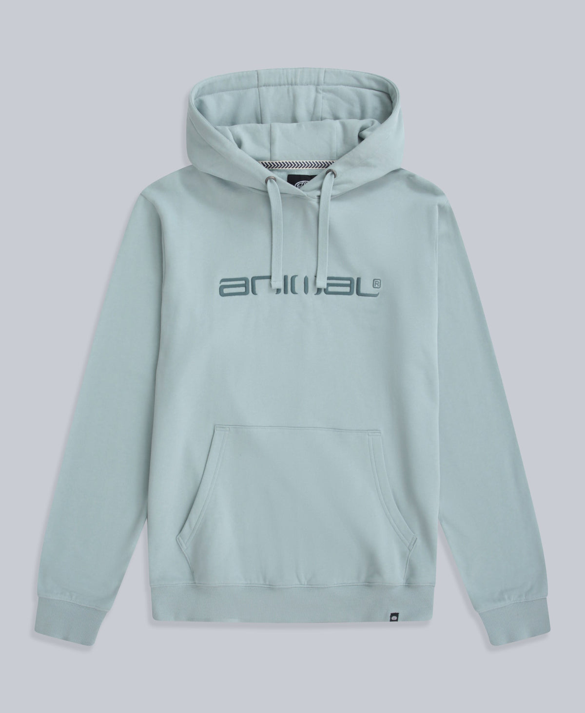 Driver Mens Logo Hoodie - Pale Blue
