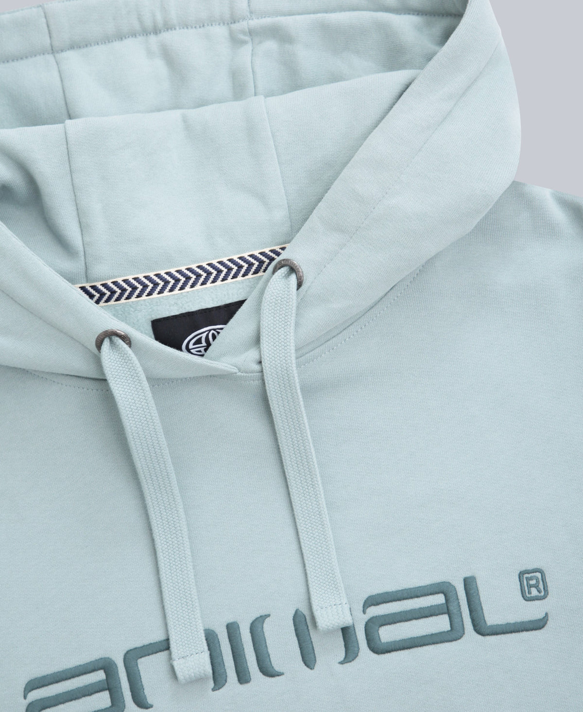 Driver Mens Logo Hoodie - Pale Blue