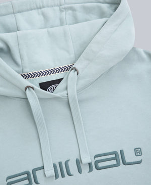 Driver Mens Logo Hoodie - Pale Blue