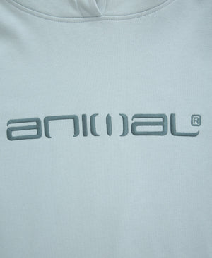 Driver Mens Logo Hoodie - Pale Blue