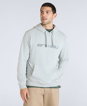 Driver Mens Logo Hoodie - Pale Blue