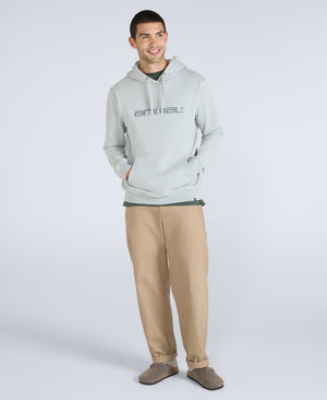 Driver Mens Logo Hoodie - Pale Blue