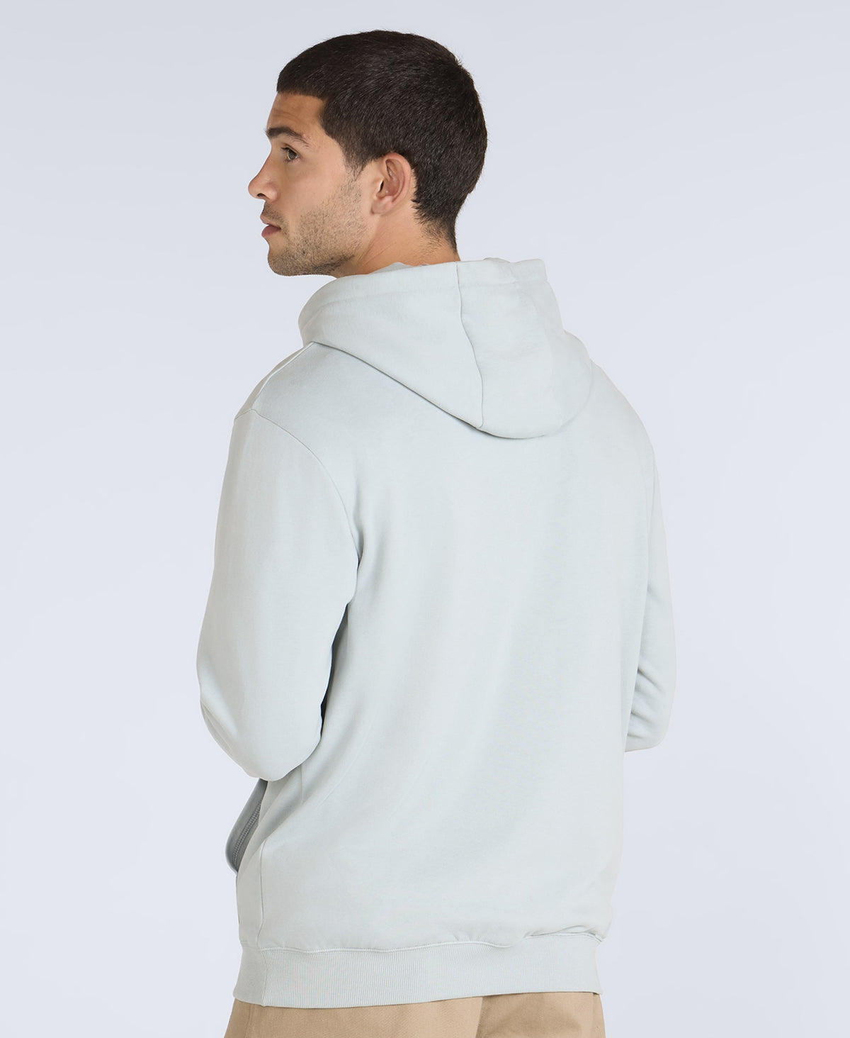 Driver Mens Logo Hoodie - Pale Blue