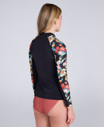 Lillie Womens Printed Panel Rash Vest - Mixed