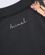 Lillie Womens Printed Panel Rash Vest - Mixed