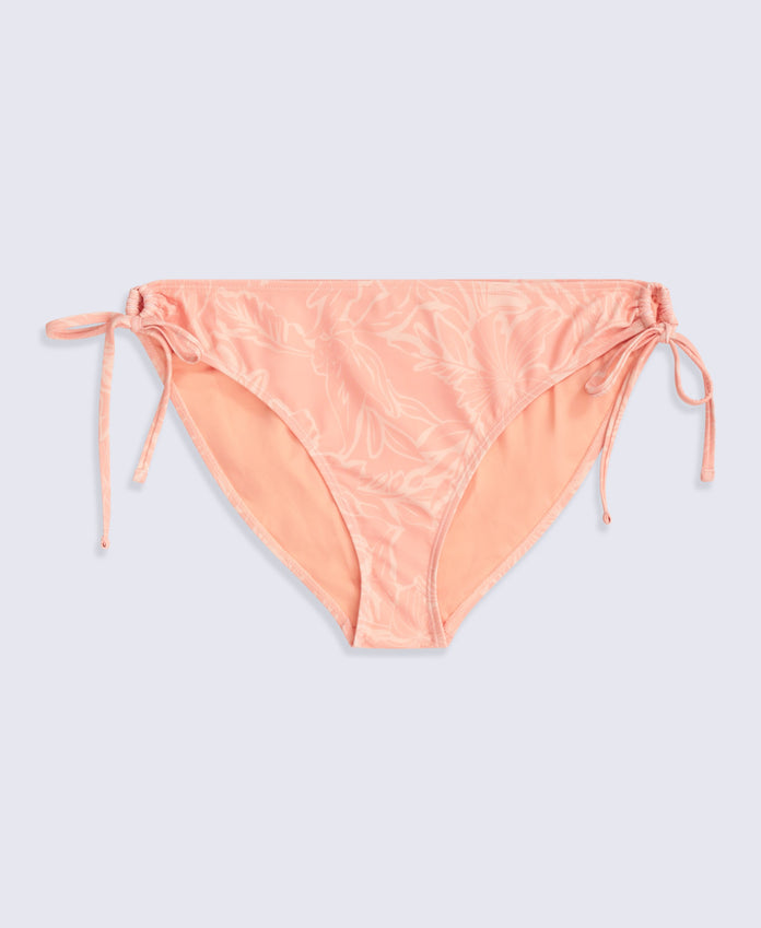 Iona Womens Tie Side Bikini Bottoms - Bright Orange