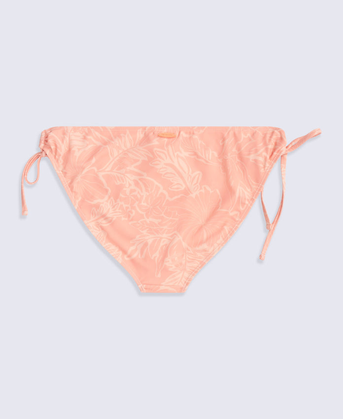 Iona Womens Tie Side Bikini Bottoms - Bright Orange
