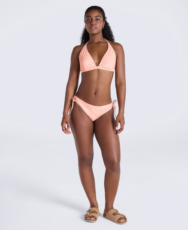 Iona Womens Tie Side Bikini Bottoms - Bright Orange