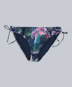 Iona Womens Tie Side Bikini Bottoms - Dark Blue