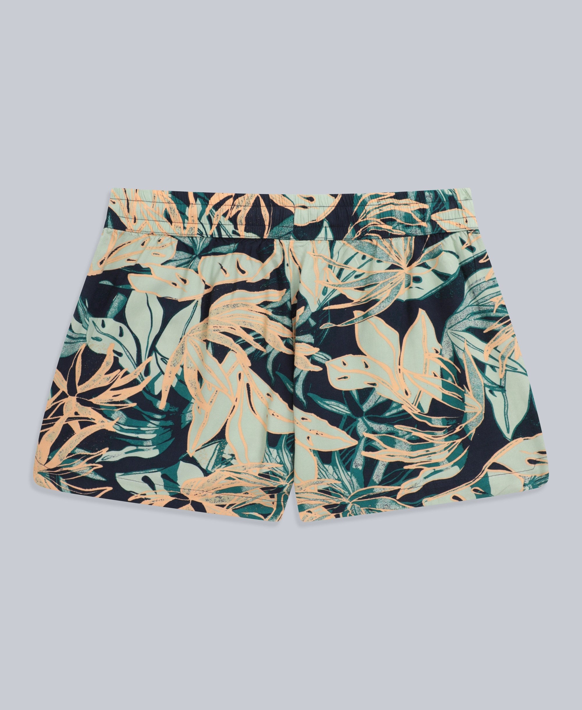 Sand-Dune Recycled Womens Printed Shorts - Navy