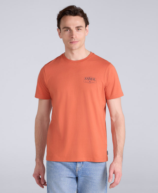 Jacob Mens T-Shirt - Bright Orange