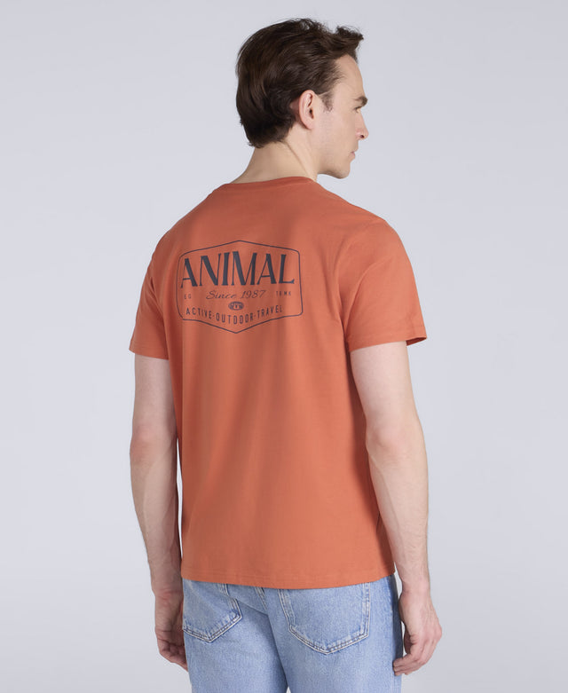 Jacob Mens T-Shirt - Bright Orange