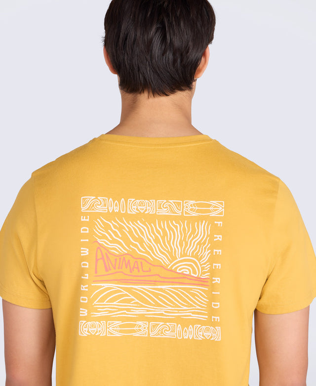Jacob Mens T-Shirt - Bright Yellow