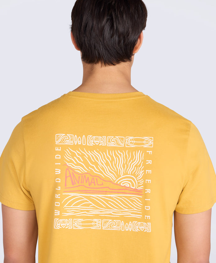 Jacob Mens T-Shirt - Bright Yellow