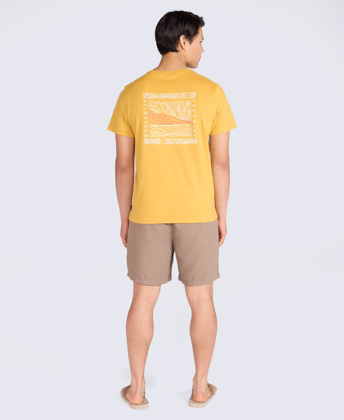 Jacob Mens T-Shirt - Bright Yellow