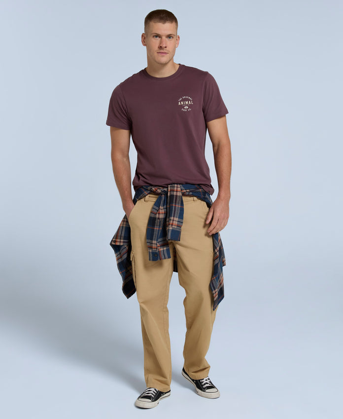 Jacob Mens T-Shirt - Burgundy