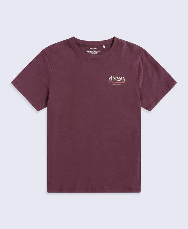 Jacob Mens T-Shirt - Dark Burgundy