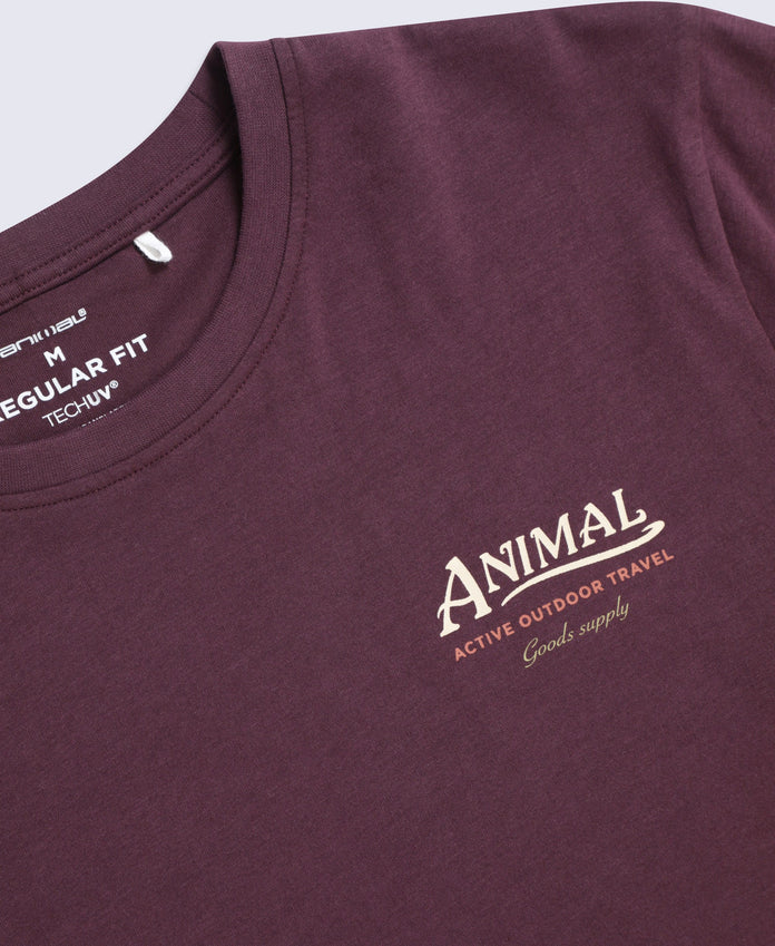 Jacob Mens T-Shirt - Dark Burgundy