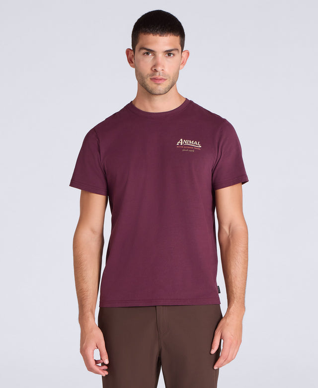 Jacob Mens T-Shirt - Dark Burgundy