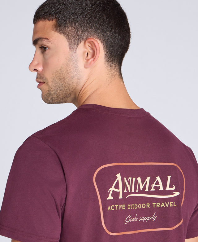Jacob Mens T-Shirt - Dark Burgundy