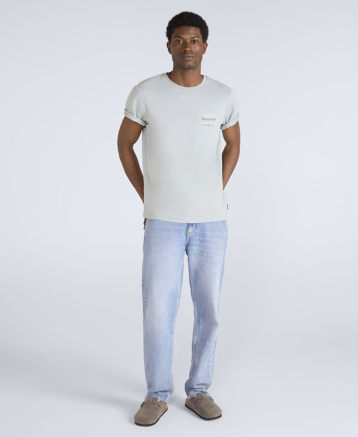 Jacob Mens T-Shirt - Light Teal