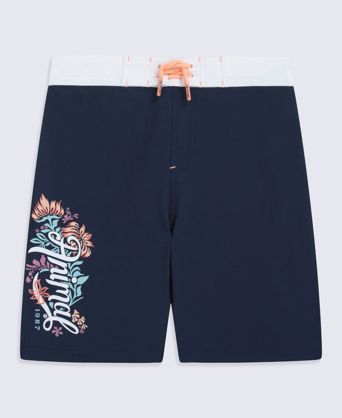 Nora Girls Classic Boardshorts - Dark Blue