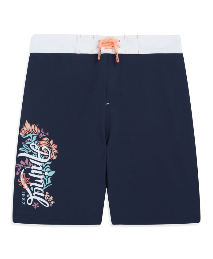 Nora Girls Classic Boardshorts - Dark Blue
