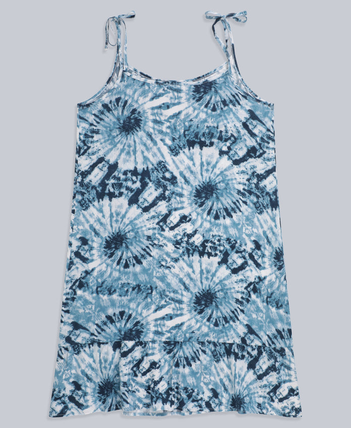 Sofi Womens Beach Mini Dress - Blue
