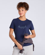 Marina Womens Logo T-Shirt - Cobalt