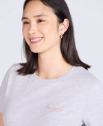 Marina Womens Logo T-Shirt - Dark Grey