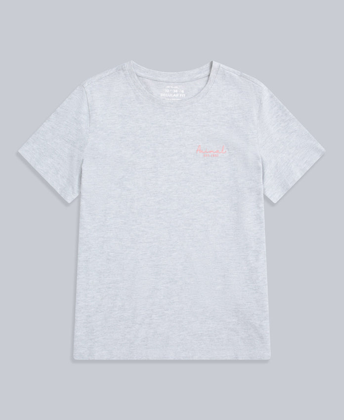 Marina Womens Logo T-Shirt - Dark Grey