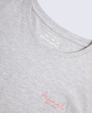 Marina Womens Logo T-Shirt - Dark Grey
