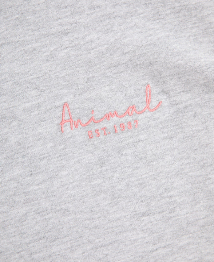 Marina Womens Logo T-Shirt - Dark Grey