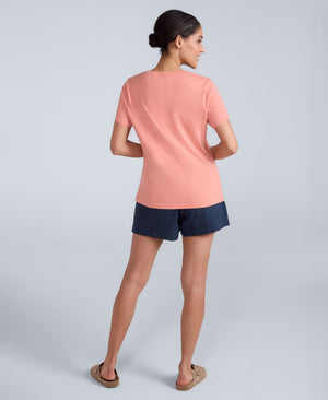 Marina Womens Logo T-Shirt - Pink