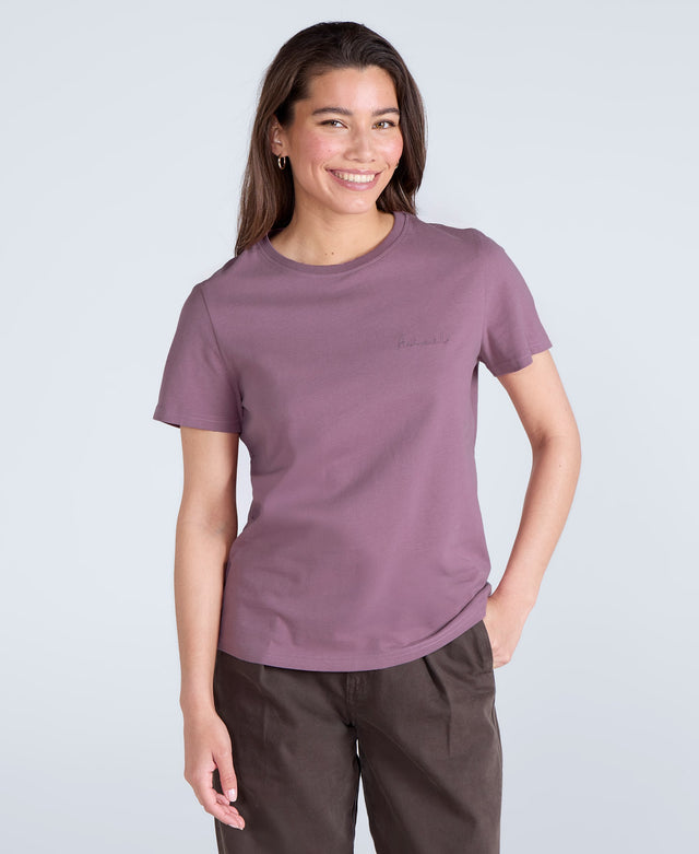 Marina Womens Logo T-Shirt - Purple