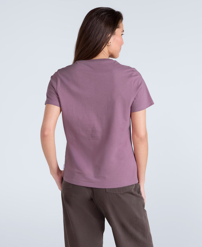 Marina Womens Logo T-Shirt - Purple