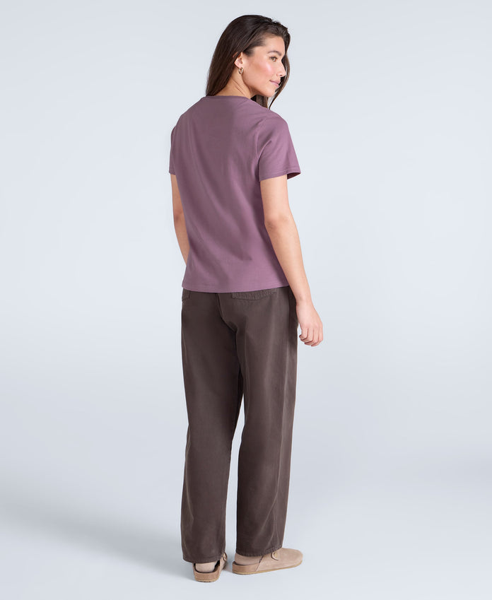 Marina Womens Logo T-Shirt - Purple