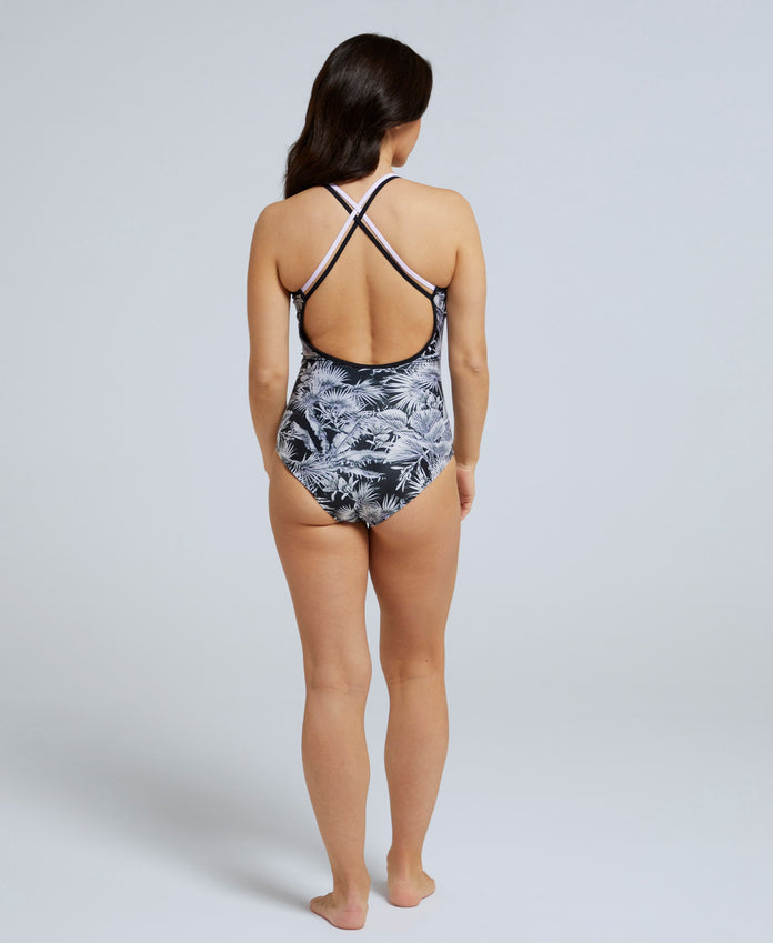 Zora Womens Printed Swimsuit - Monochrome
