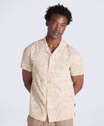 Will Mens Printed Shirt - Beige
