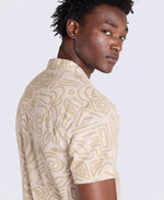 Will Mens Printed Shirt - Beige