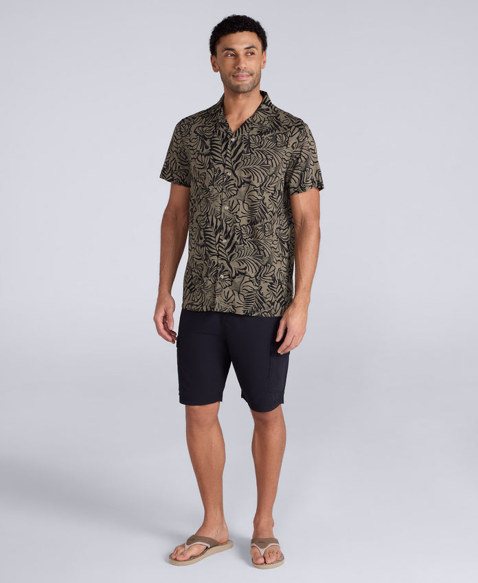 Will Mens Printed Shirt - Black