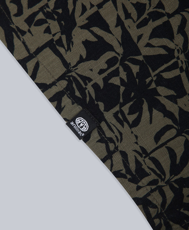 Will Mens Printed Shirt - Khaki