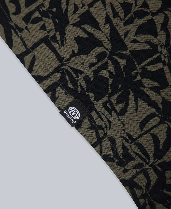Will Mens Printed Shirt - Khaki