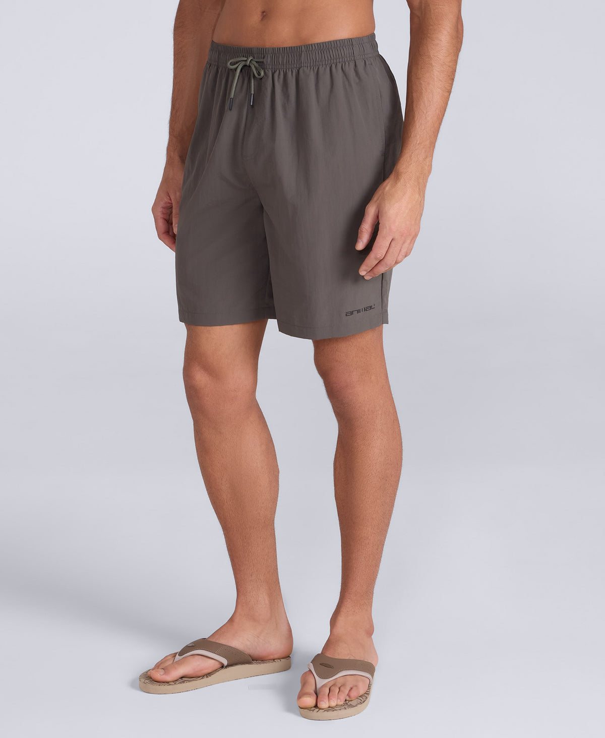 Reeva Mens Swim Shorts - Khaki