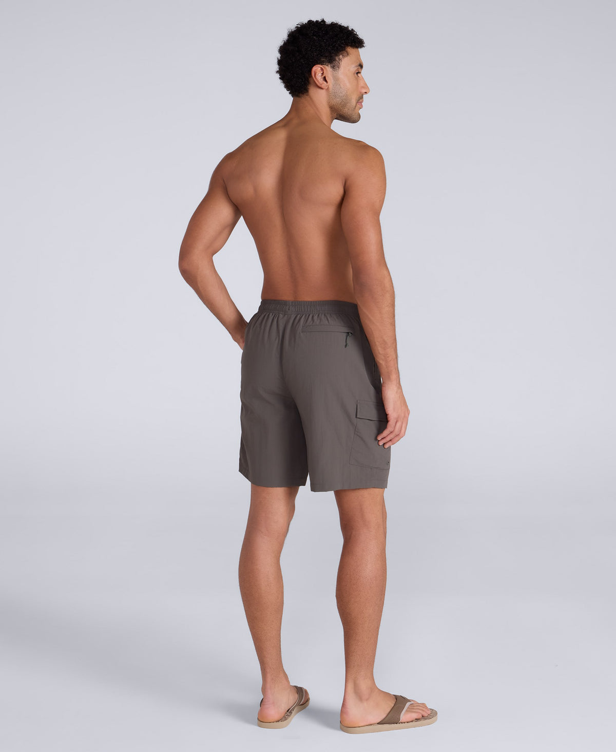 Reeva Mens Swim Shorts - Khaki