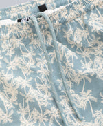Reeva Mens Recycled Printed Swim Shorts - Mint
